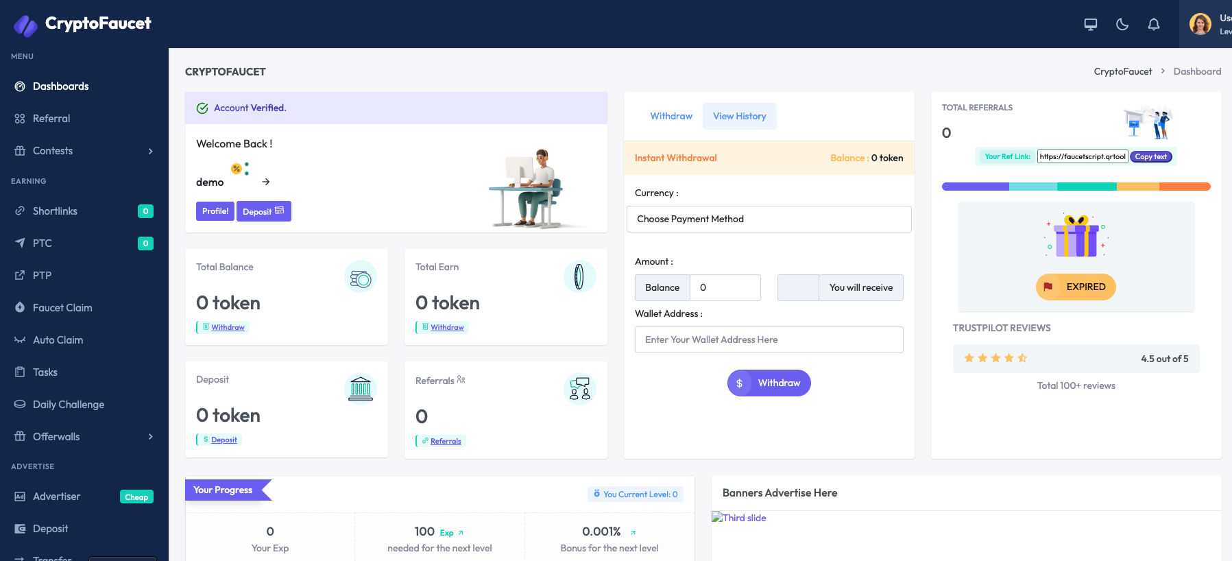 CryptoFaucet